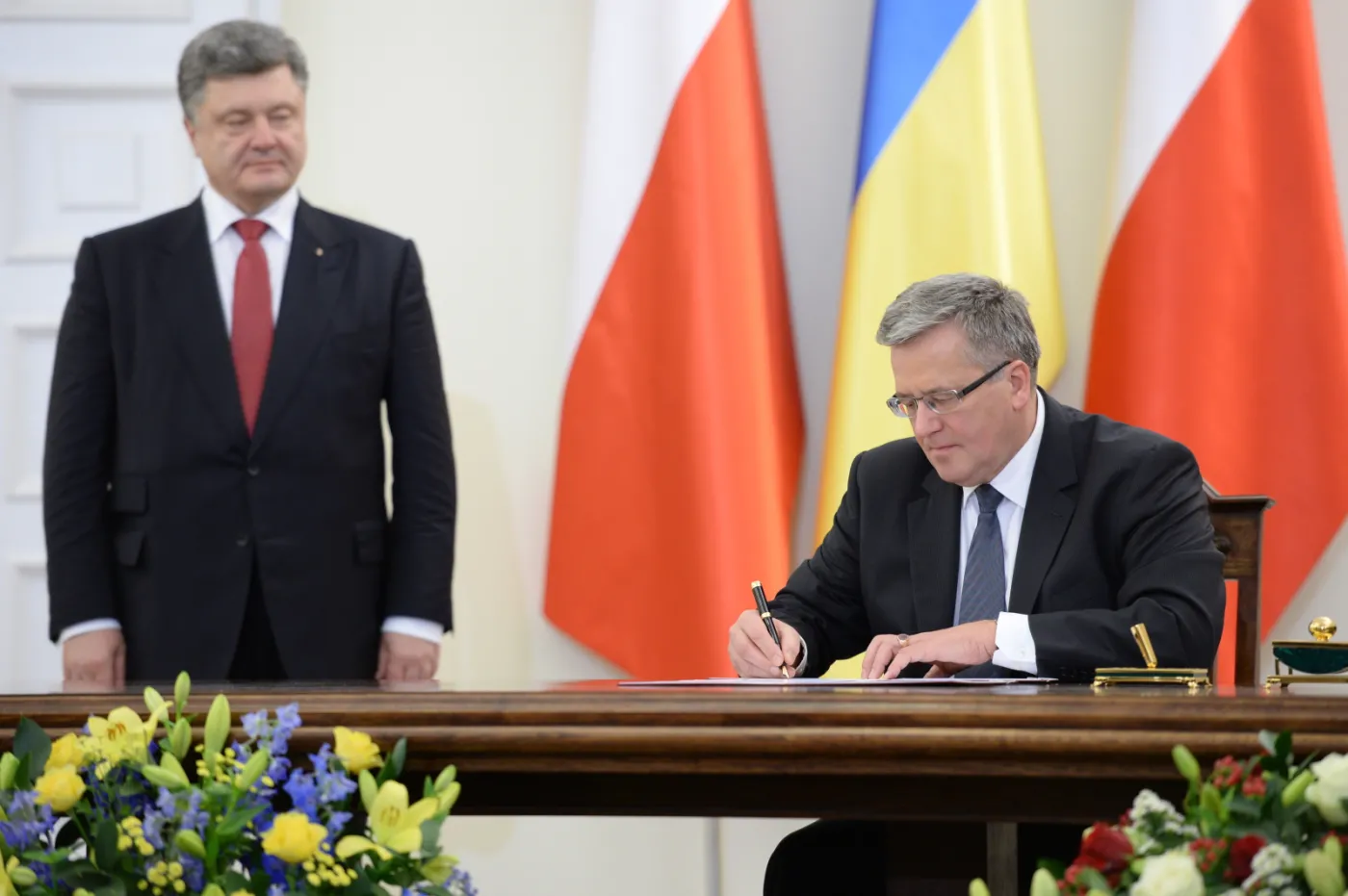 Prezydent Komorowski podpisał ratyfikację umowy stowarzyszeniowej UE z Ukrainą