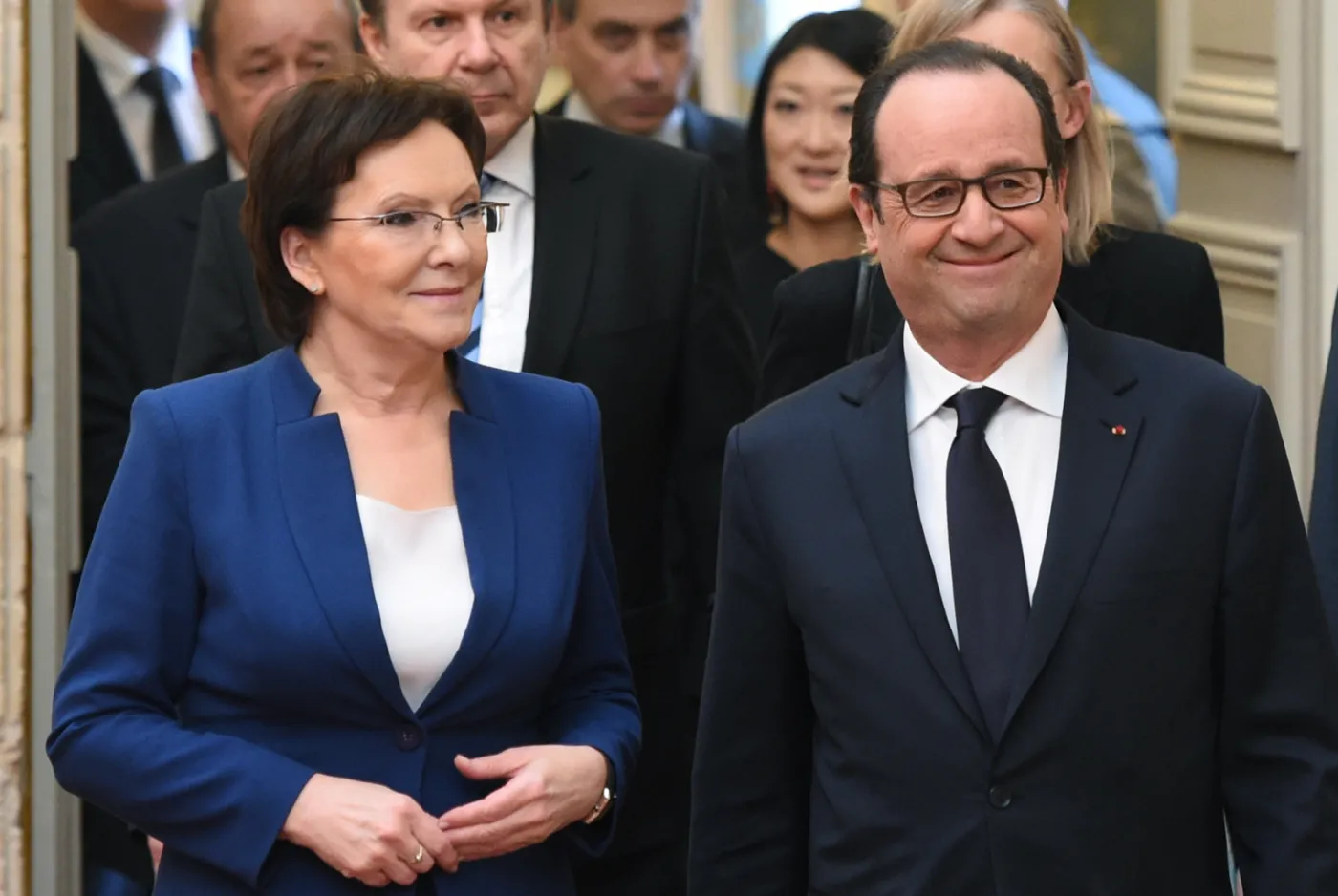 Spotkanie kopacz i Hollande we Francji 