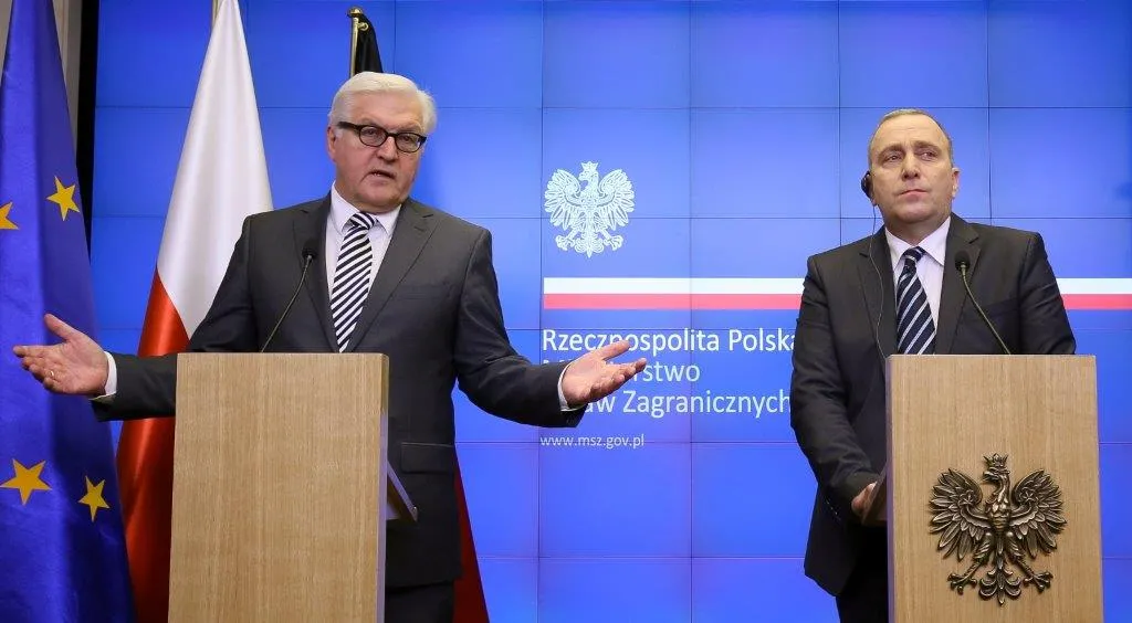 Schetyna i Steinmeier o Ukrainie: Trudne czasy