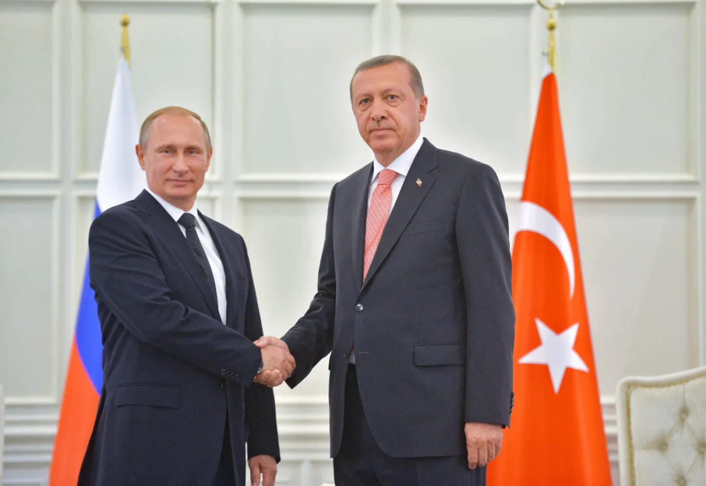 Putin na spotkaniu z prezydentem Turcji 