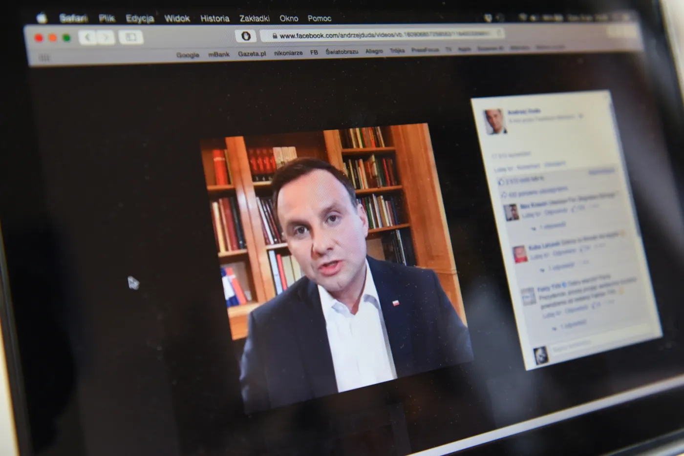 Duda rozmawiał z internautami na Facebooku: Mówił o emeryturach i kwocie wolnej od podatku