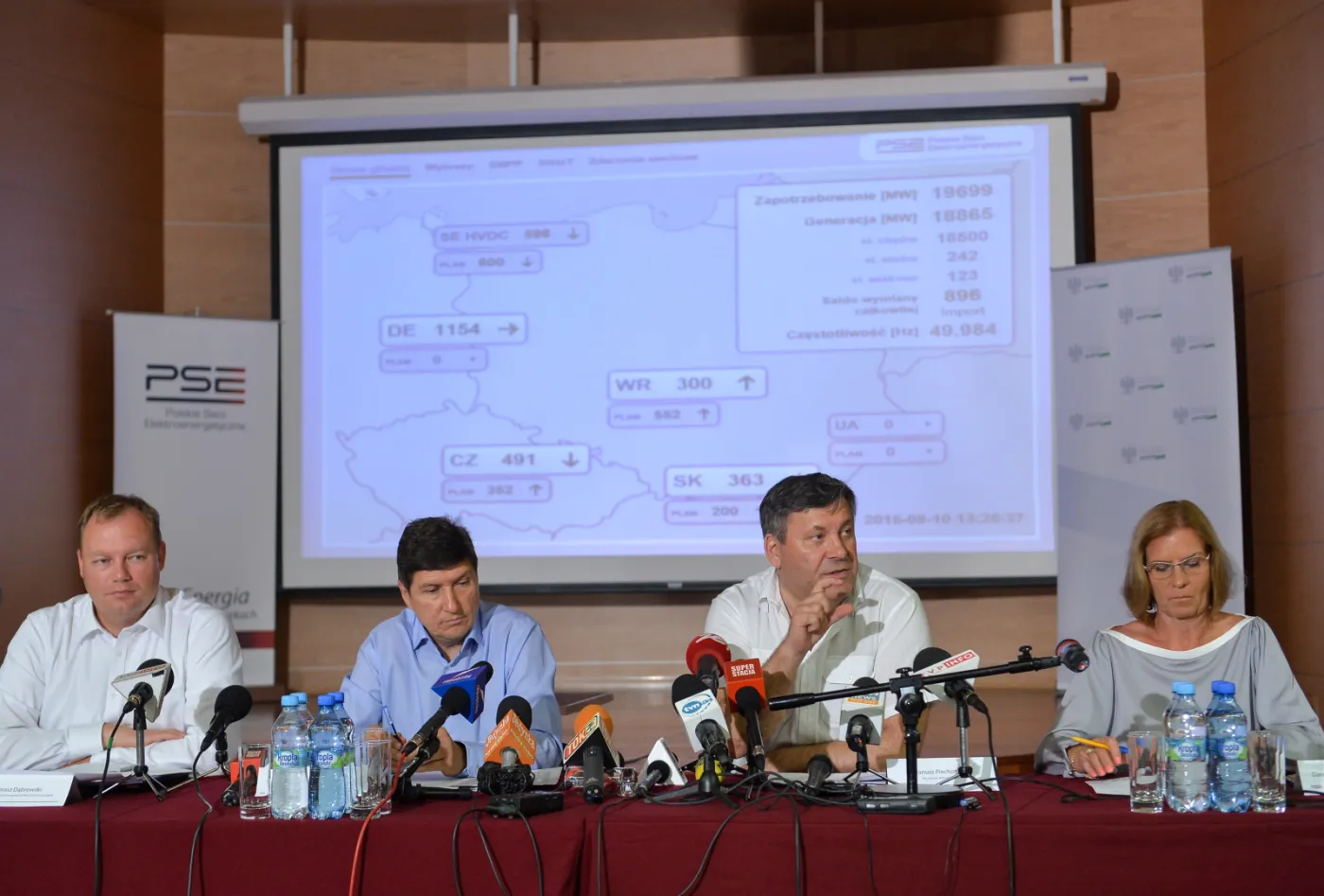 Konferencja prasowa w siedzibie PSE w Konstancinie-Jeziornie