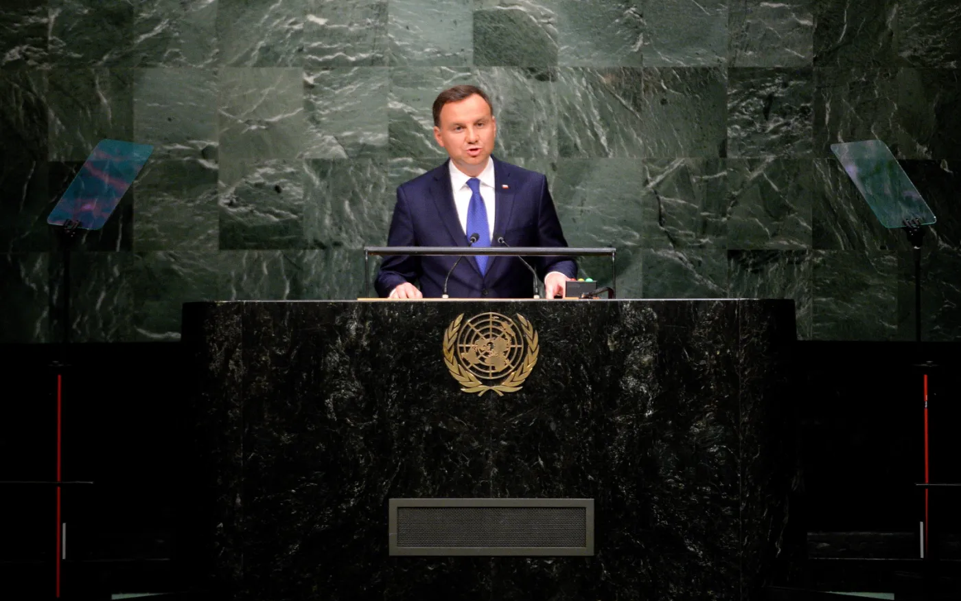 Duda wygłosił przemówienie na forum Zgromadzenia Ogólnego ONZ. Prezydent mówił o sile prawa, klimacie i chrześcijanach