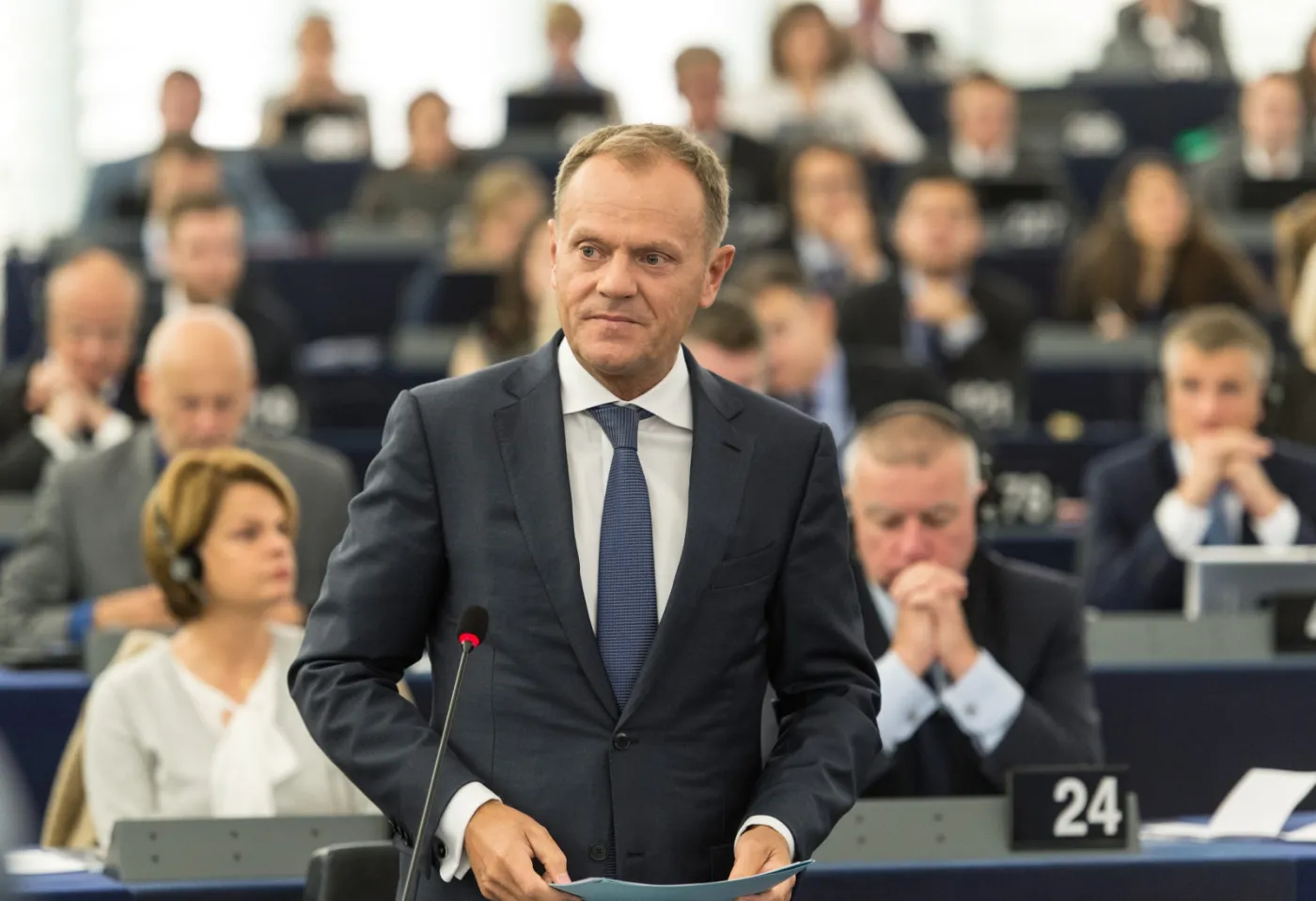 Tusk ostro o podziałach w UE w sprawie uchodźców