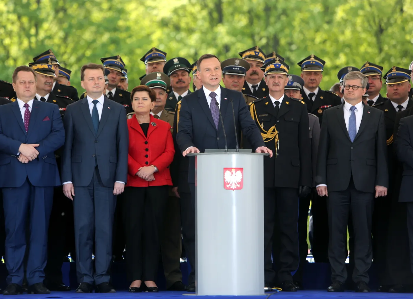 Prezydent w Dniu Strażaka zapowiada budowanie lepszego potencjału straży pożarnej