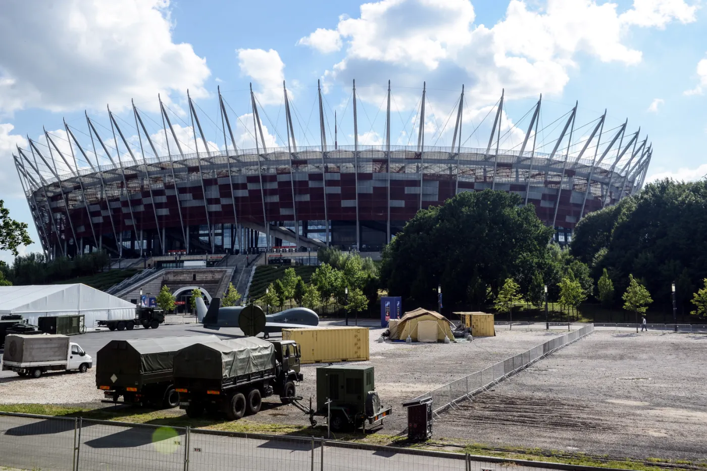 Stadion PGE Narodowy podczas szczytu NATO w rękach ŻW i BOR