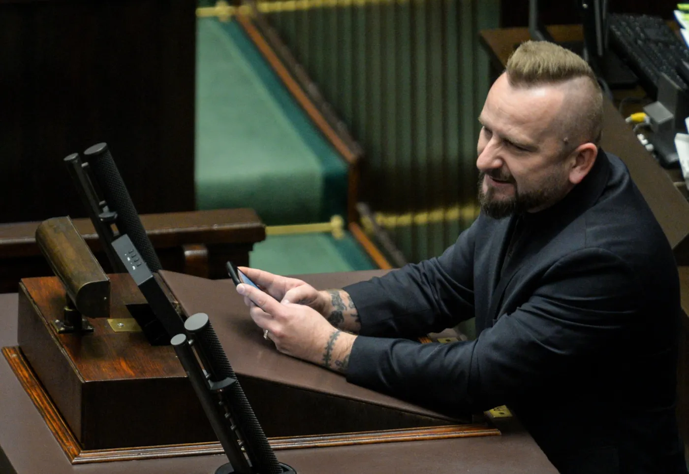 Policja: Wizyta w biurze posła Liroya-Marca nie z polecenia szefa MSWiA i KGP
