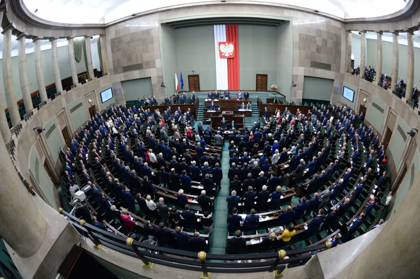 Sala obrad, podczas posiedzenia Sejmu, 30 bm. (mr) PAP/Jacek Turczyk 