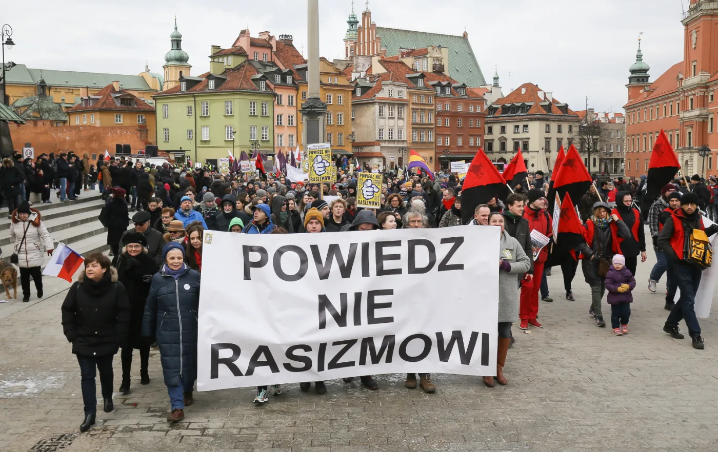 Ulicami Warszawy przeszedł marsz "Powiedz Nie Rasizmowi”
