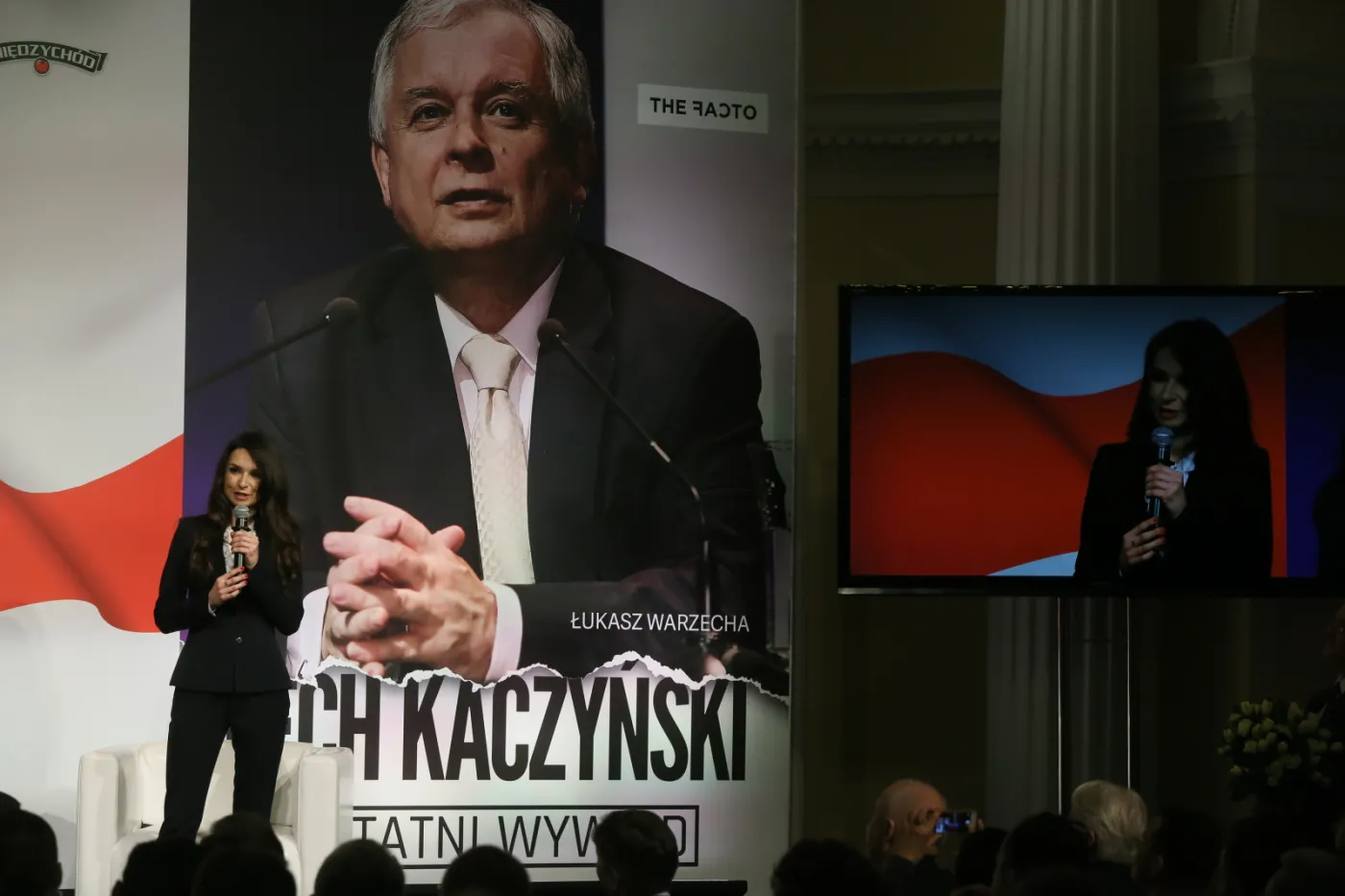 Marta Kaczyńska podczas promocji książki Łukasza Warzechy "Lech Kaczyński - ostatni wywiad"