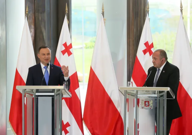 Prezydent Gruzji: Dziękuję Polsce za mocne wsparcie dla mojego kraju