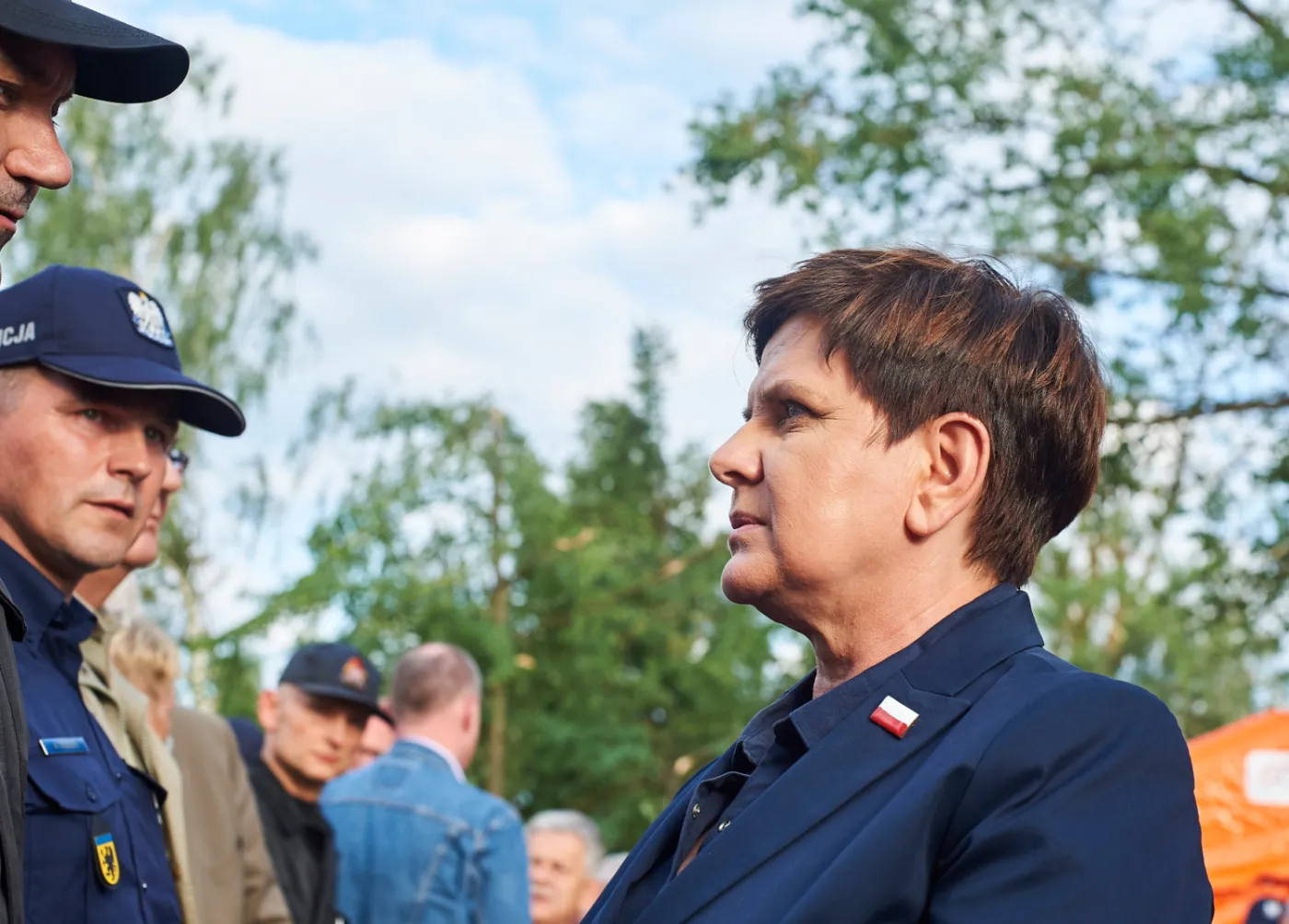 Premier: Jestem po wrażeniem tego, jak ludzie się tutaj zjednoczyli