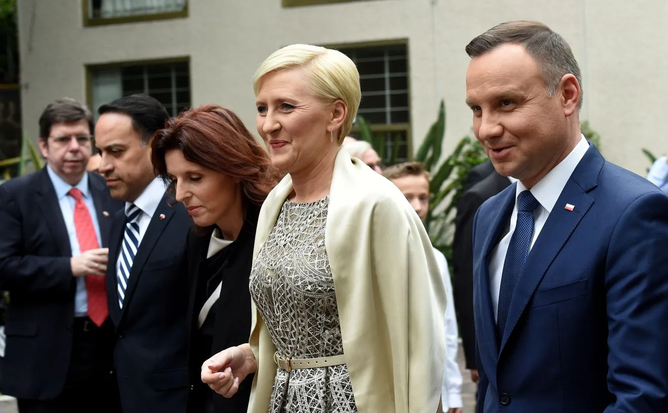 Agata Duda-Kornhauser i prezydent Andrzej Duda