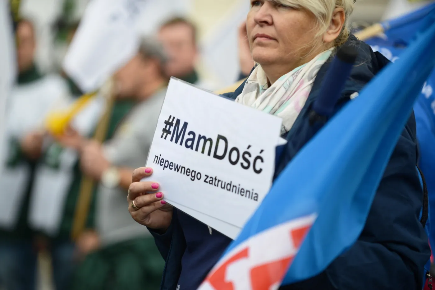 Mamy dość pracy do śmierci. Tak wyglądała manifestacja OPZZ pod hasłem "Polska potrzebuje wyższych płac!" [ZDJĘCIA]