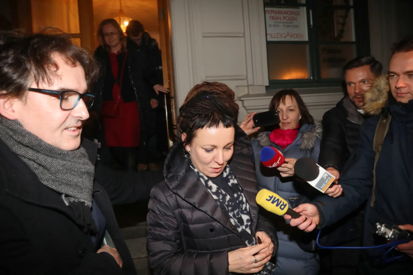 Olga Tokarczuk spotkała się z tłumaczami jej książek w Instytucie Polskim w Sztokholmie