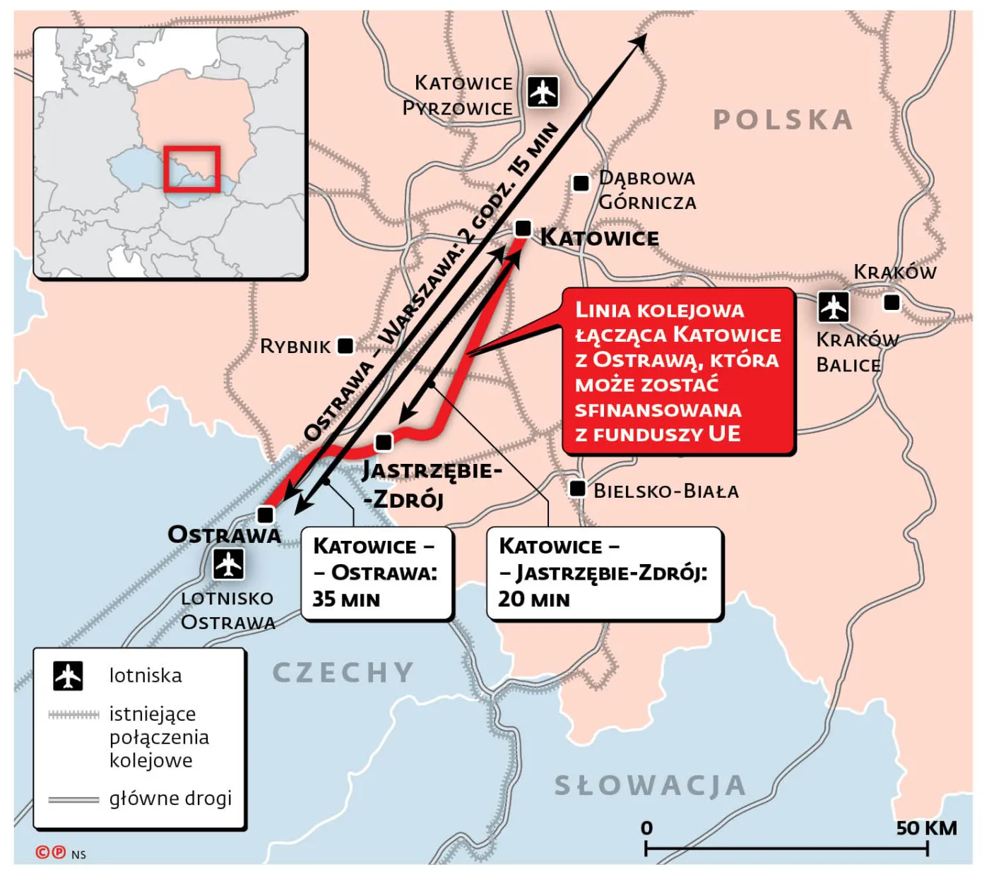 Polsko-czeskie przyspieszenie. Pociągi pojadą z prędkością 200 km/h