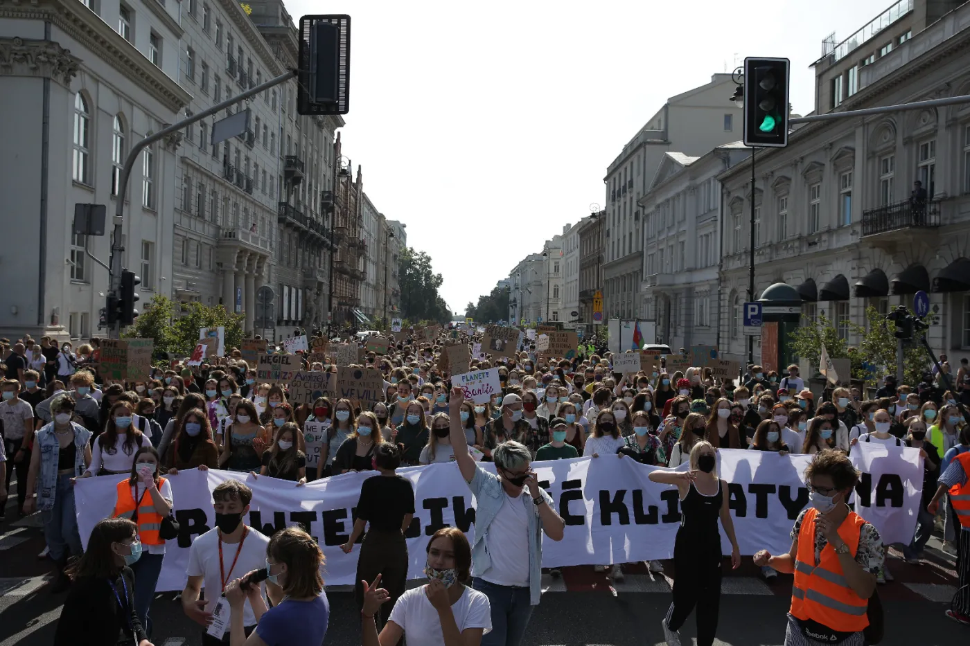 Młodzieżowy Strajk Klimatyczny w Warszawie