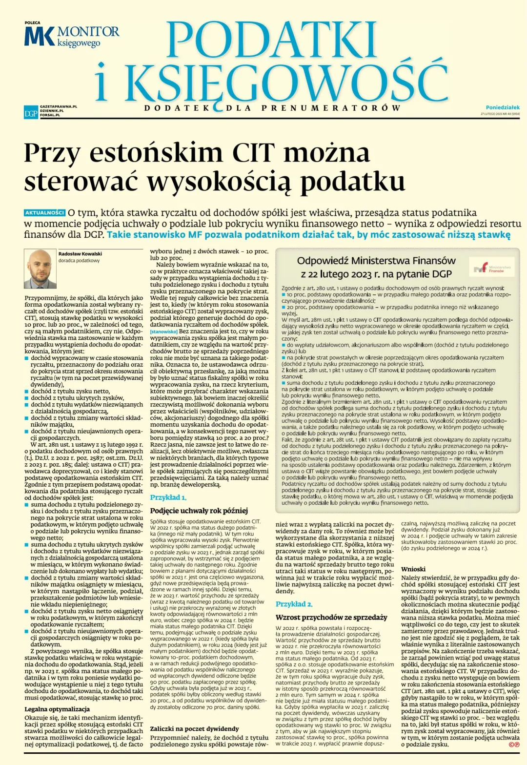 PODATKI I KSIĘGOWOŚĆ