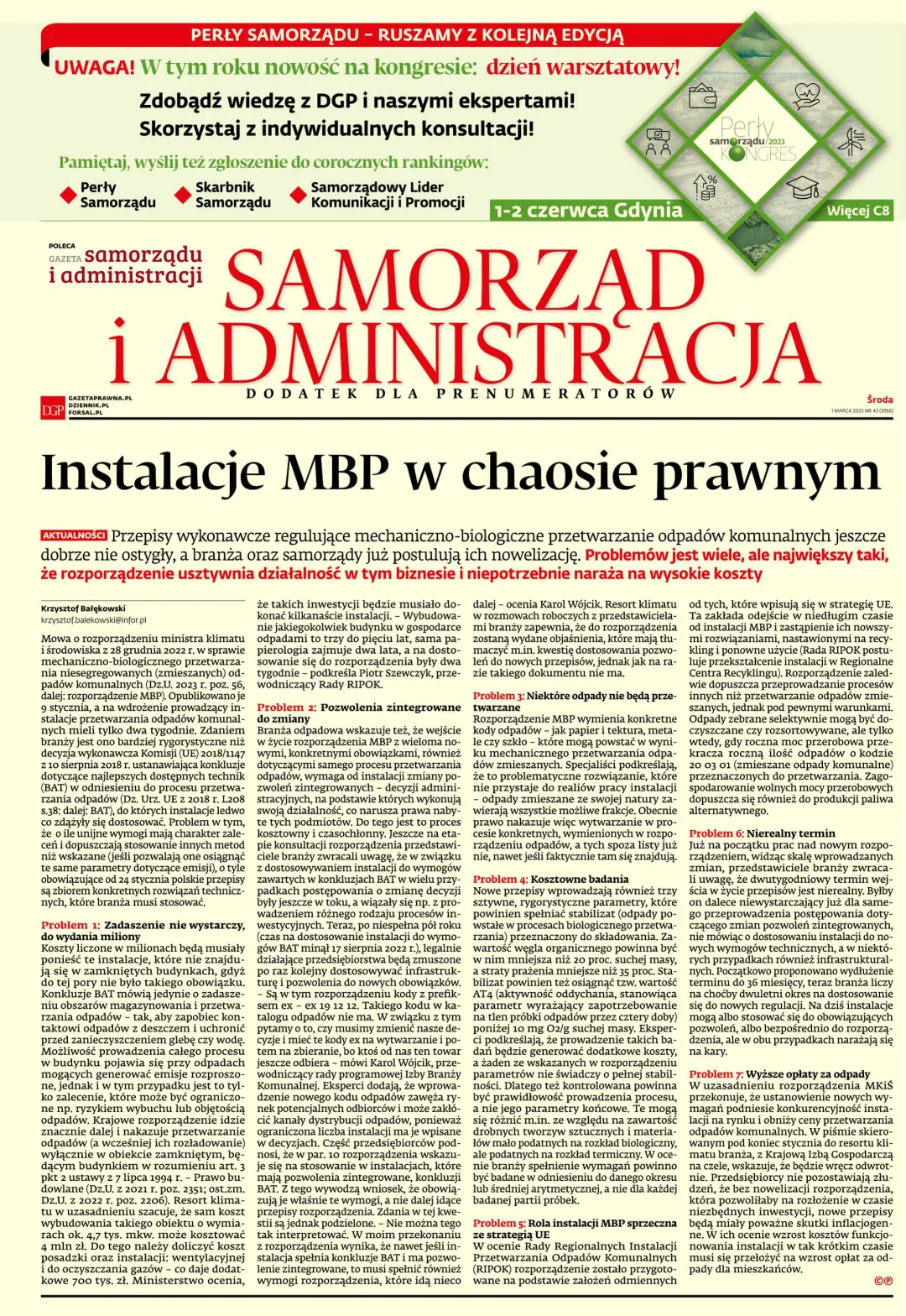 SAMORZĄD I ADMINISTRACJA