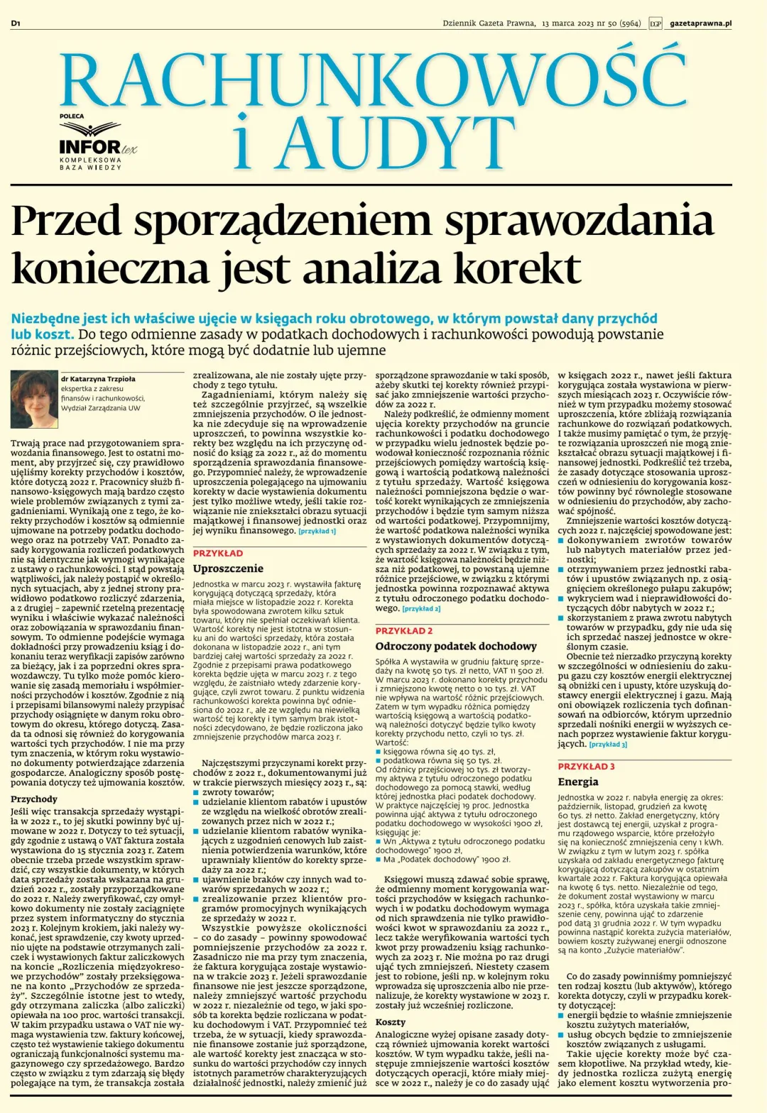RACHUNKOWOŚĆ I AUDYT