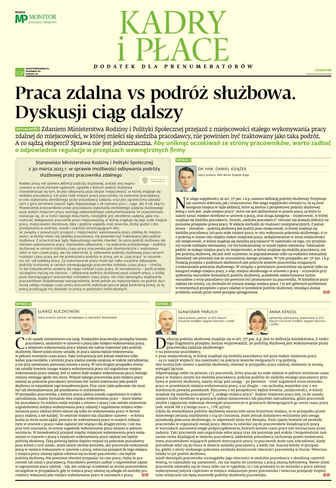 KADRY I PŁACE