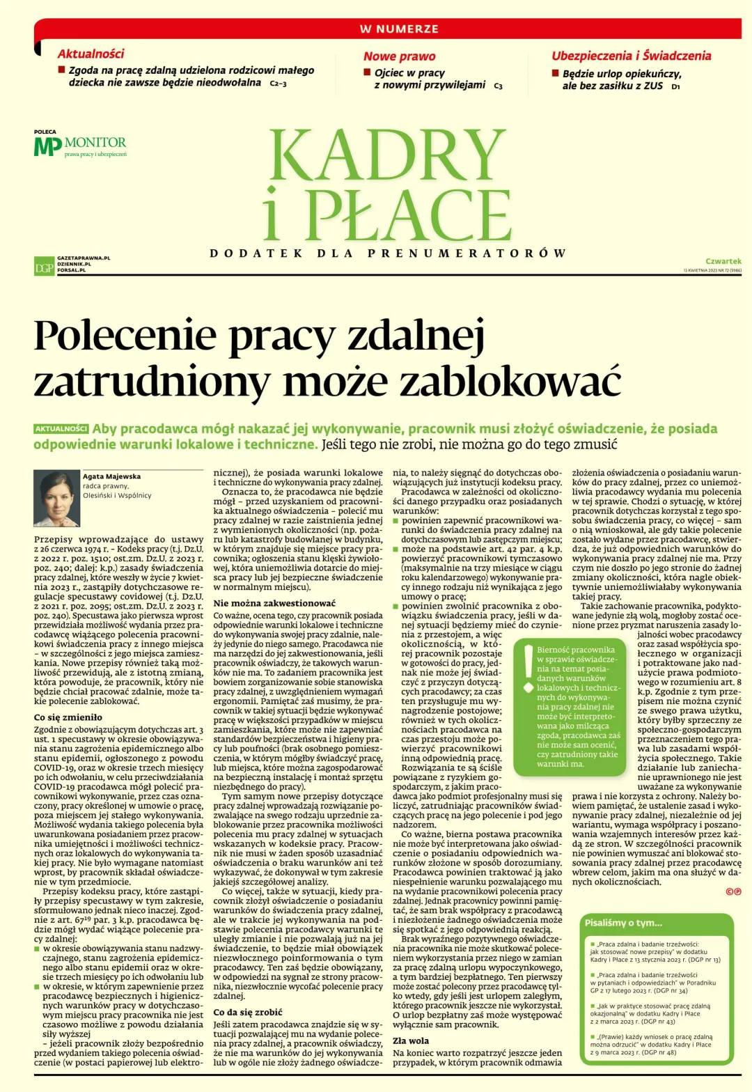 KADRY I PŁACE