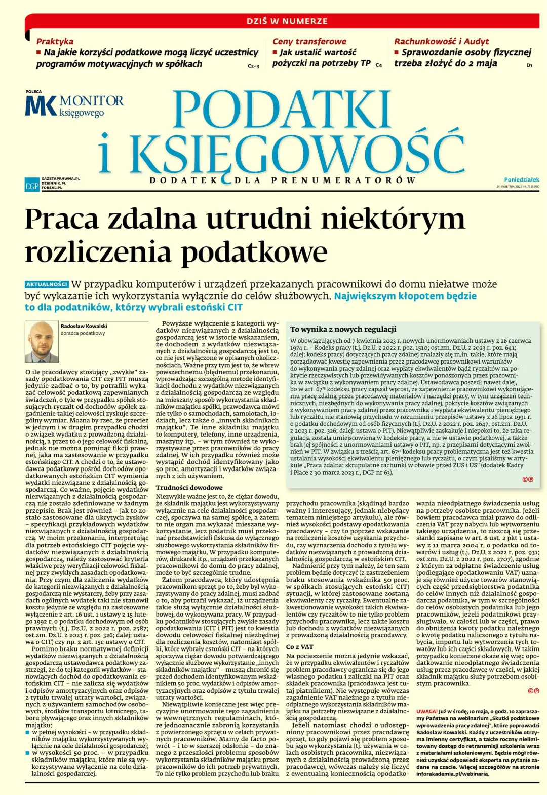 PODATKI I KSIĘGOWOŚĆ