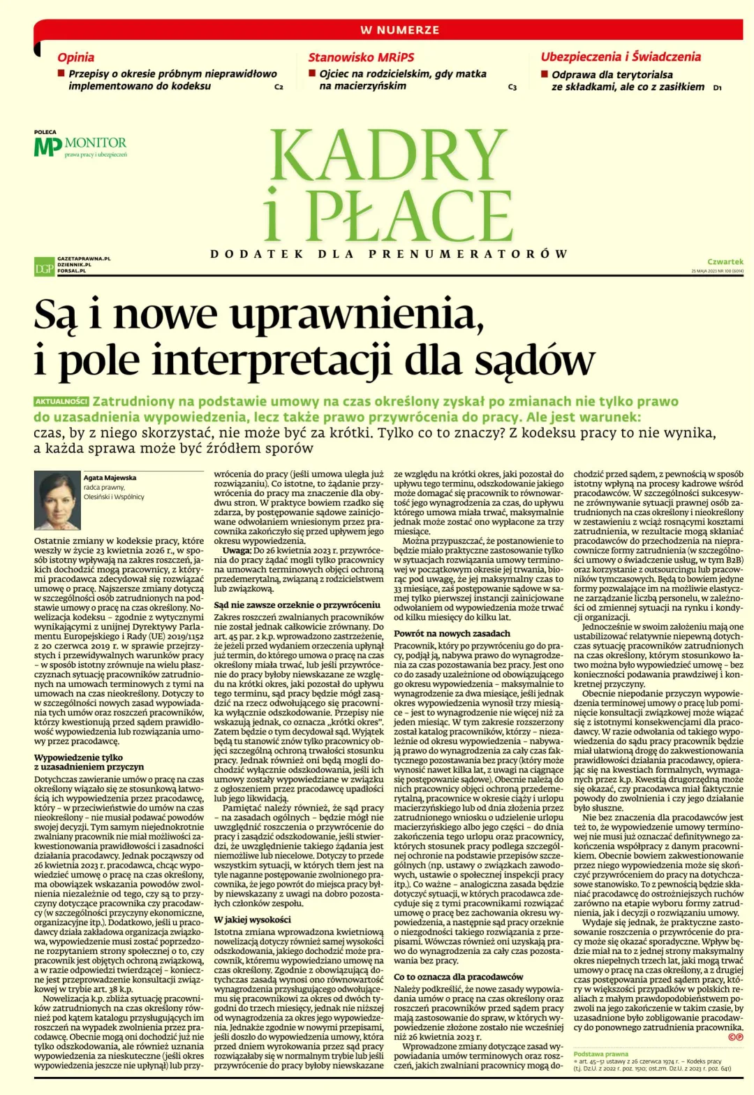 KADRY I PŁACE