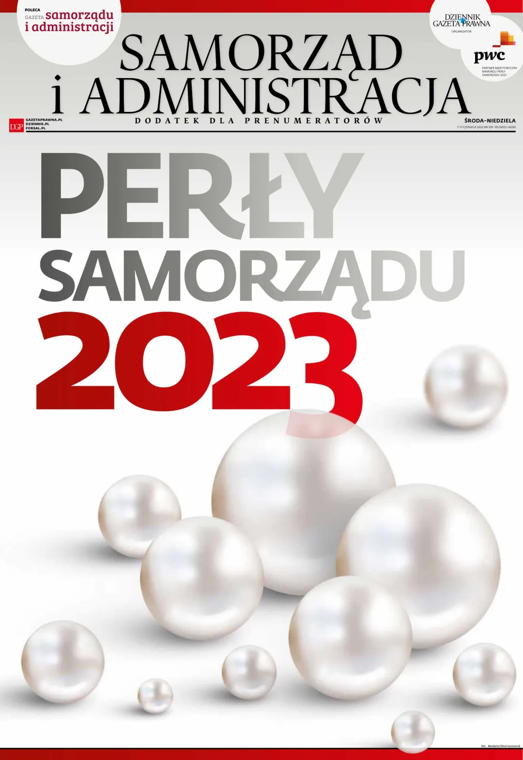 SAMORZĄD I ADMINISTRACJA - PERŁY SAMORZĄDU 2023