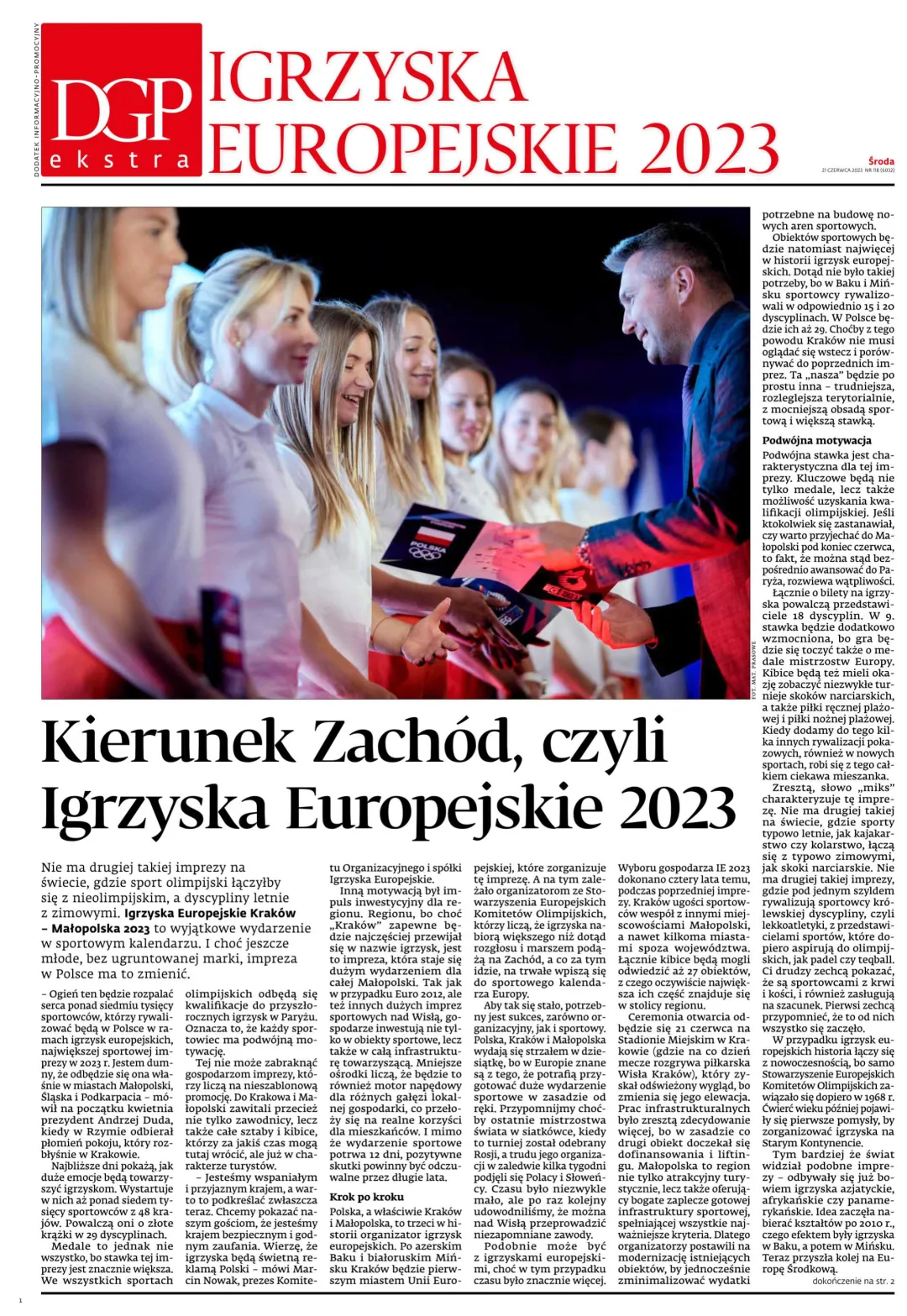 IGRZYSKA EUROPEJSKIE 2023