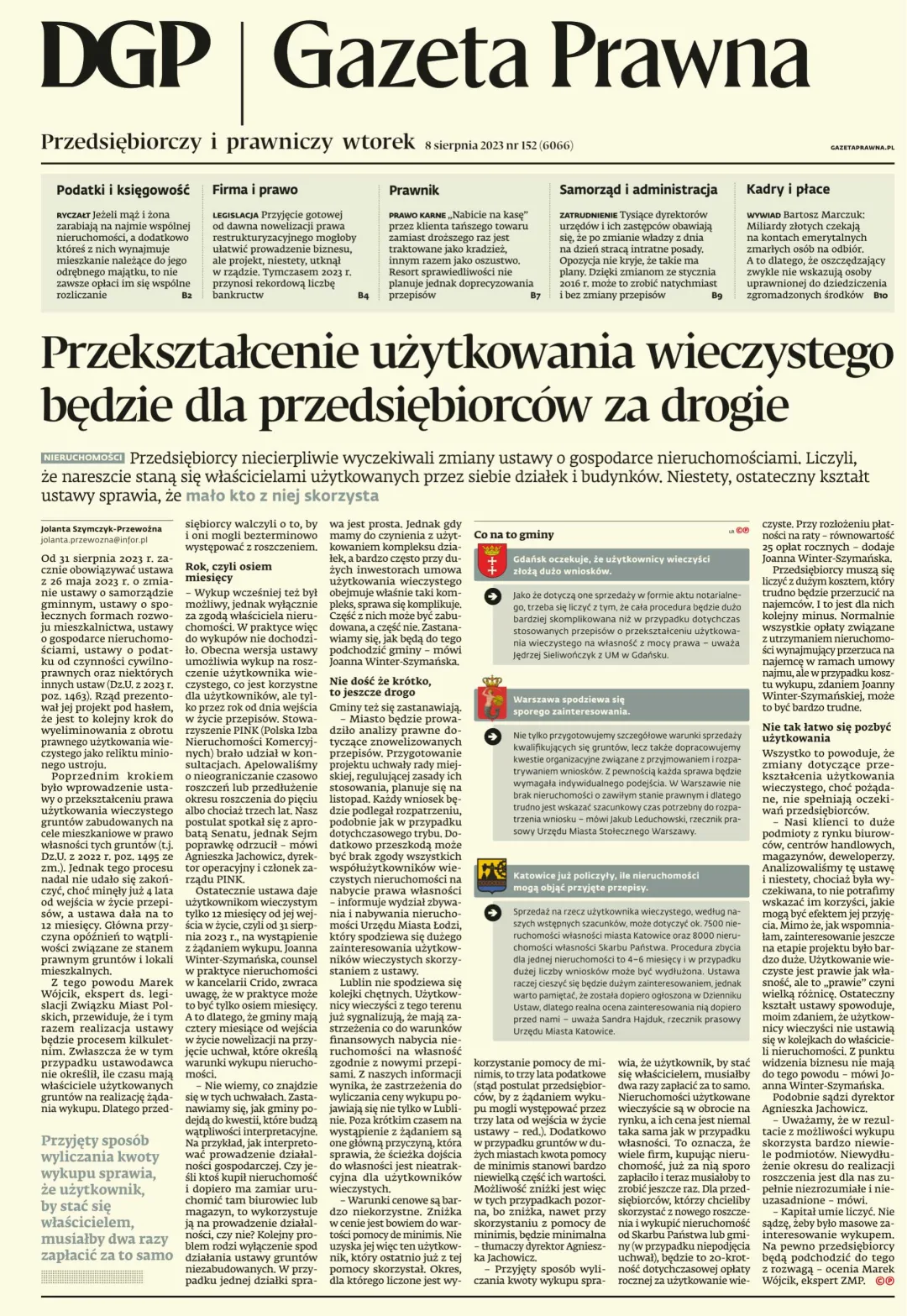 PIERWSZA STRONA GP