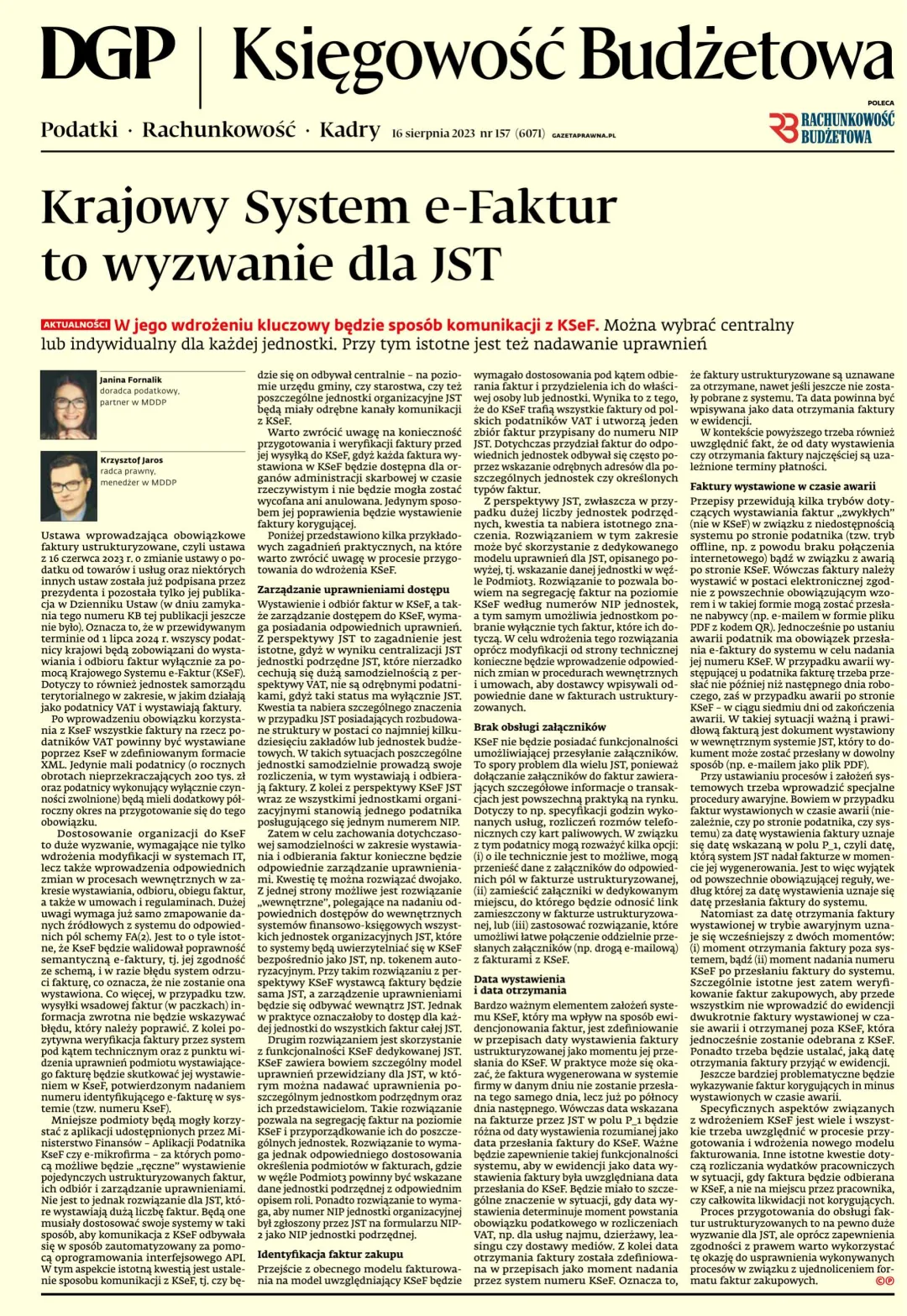 KSIĘGOWOŚĆ BUDŻETOWA