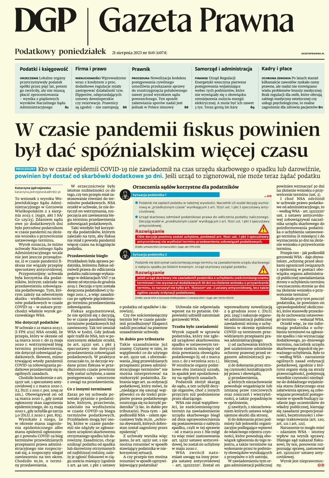 PIERWSZA STRONA GP