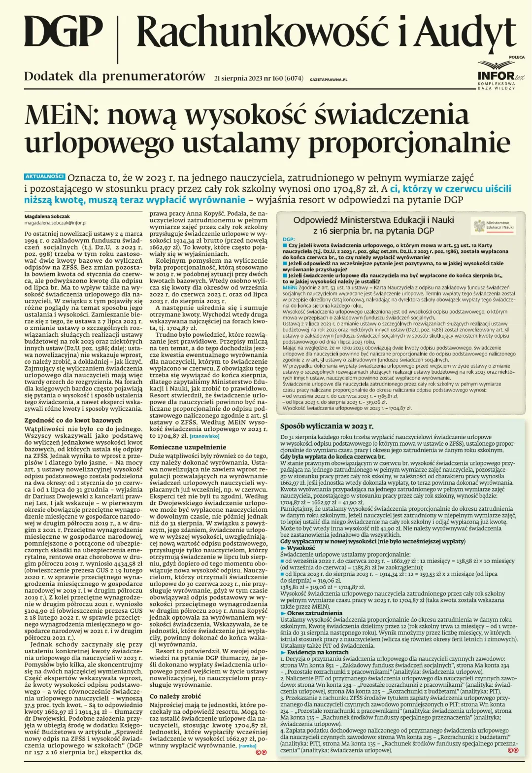 RACHUNKOWOŚĆ I AUDYT