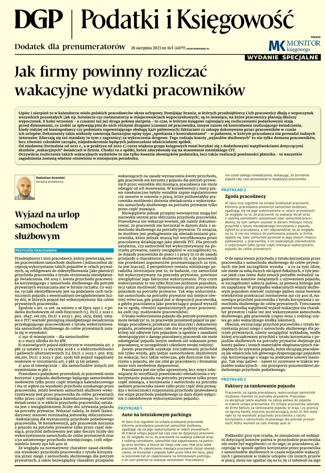 PODATKI I KSIĘGOWOŚĆ WYDANIE SPECJALNE