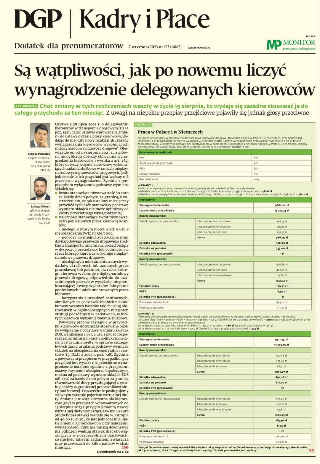 KADRY I PŁACE