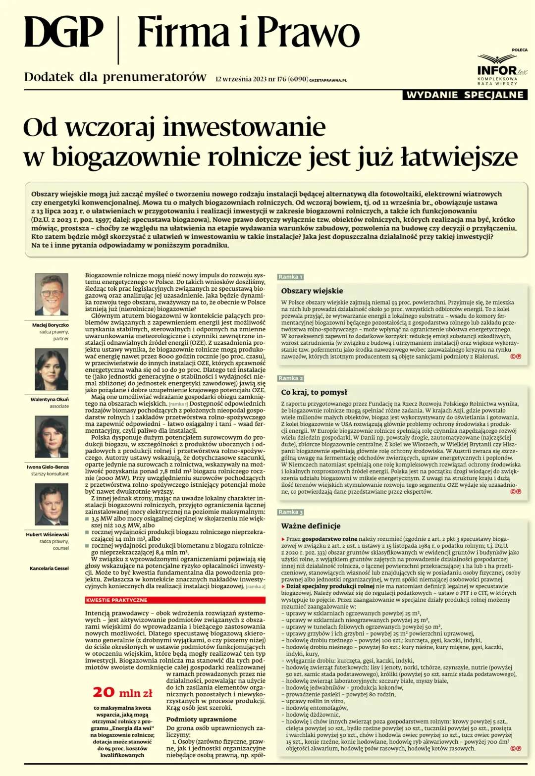 FIRMA I PRAWO - WYDANIE SPECJALNE