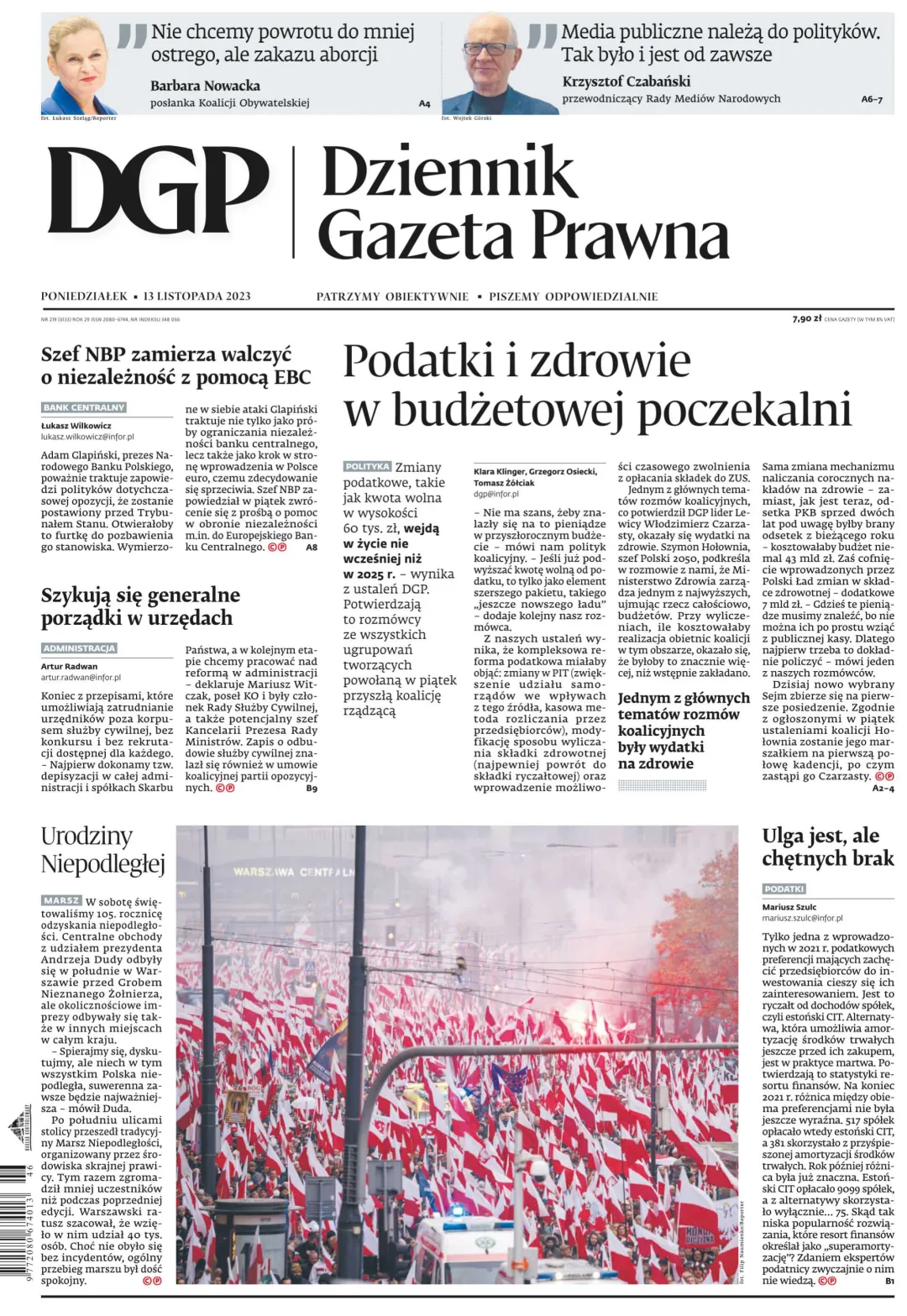PIERWSZA STRONA DGP