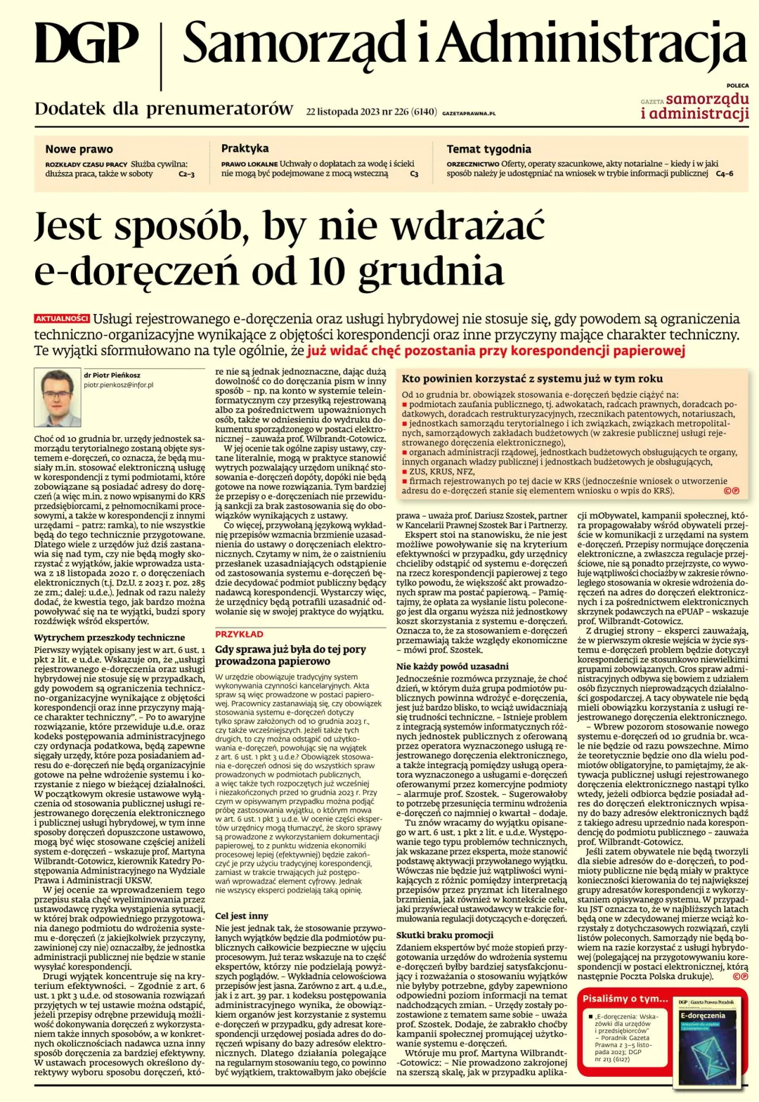SAMORZĄD I ADMINISTRACJA