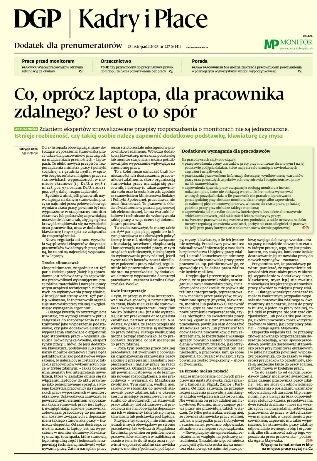 KADRY I PŁACE
