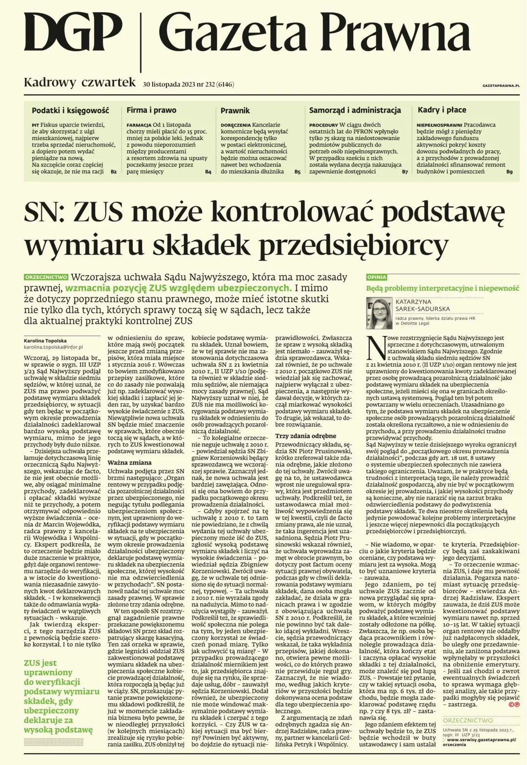 PIERWSZA STRONA GP