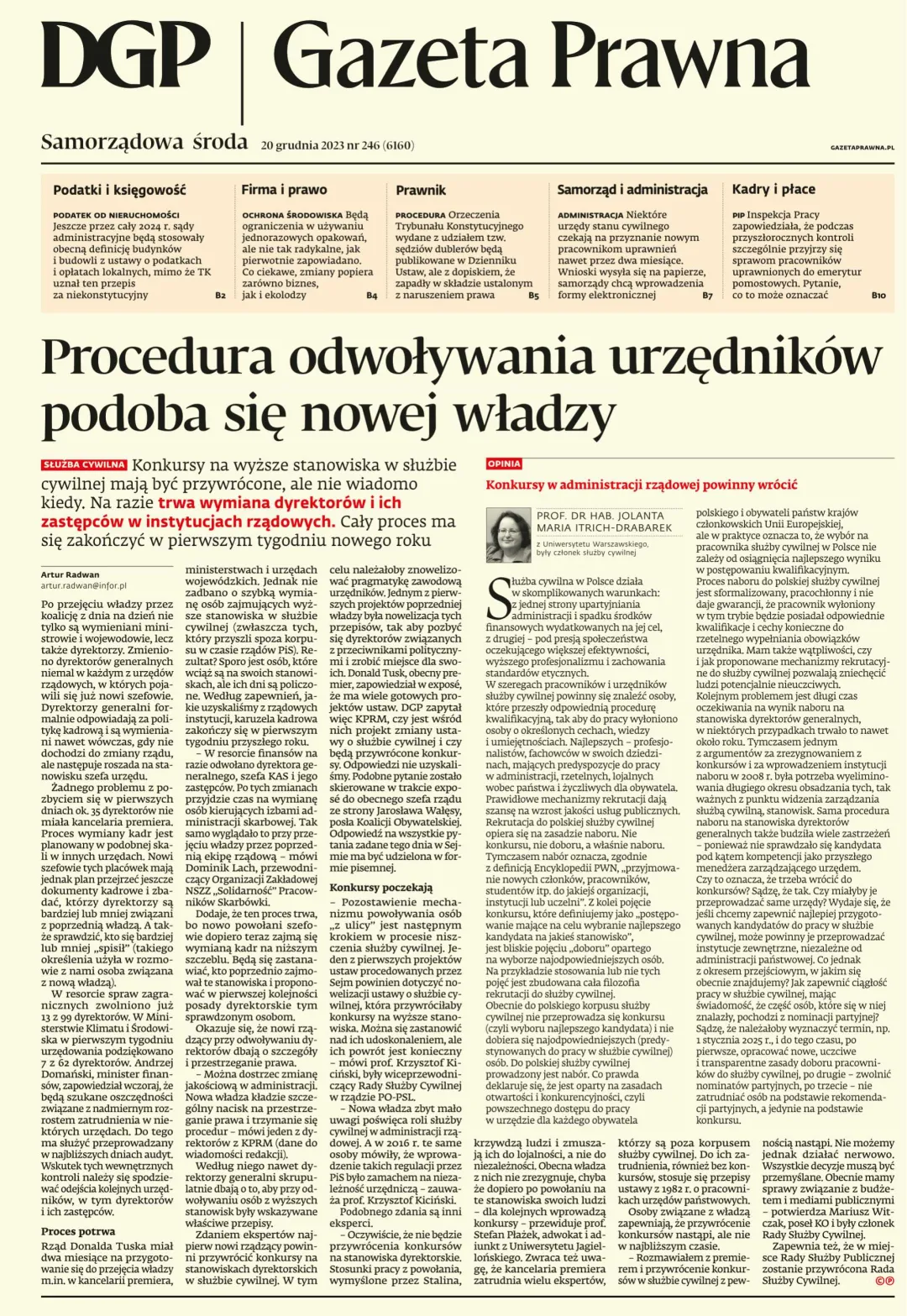 PIERWSZA STRONA GP