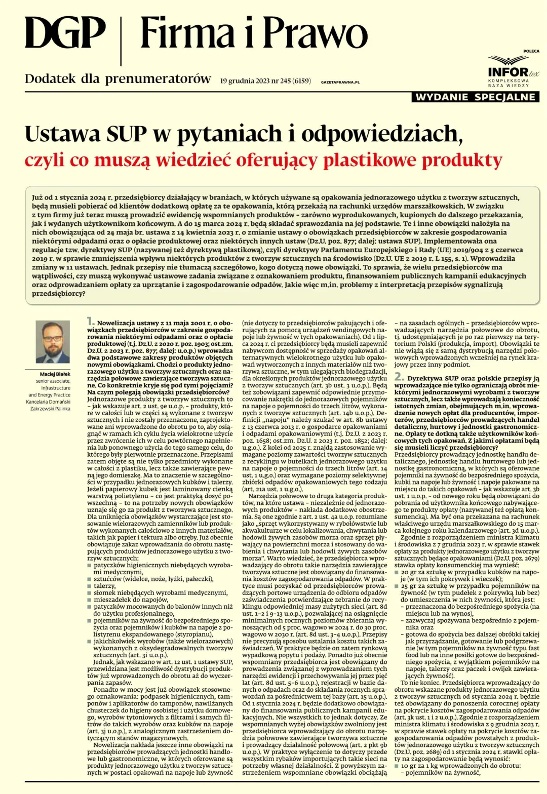 FIRMA I PRAWO - WYDANIE SPECJALNE