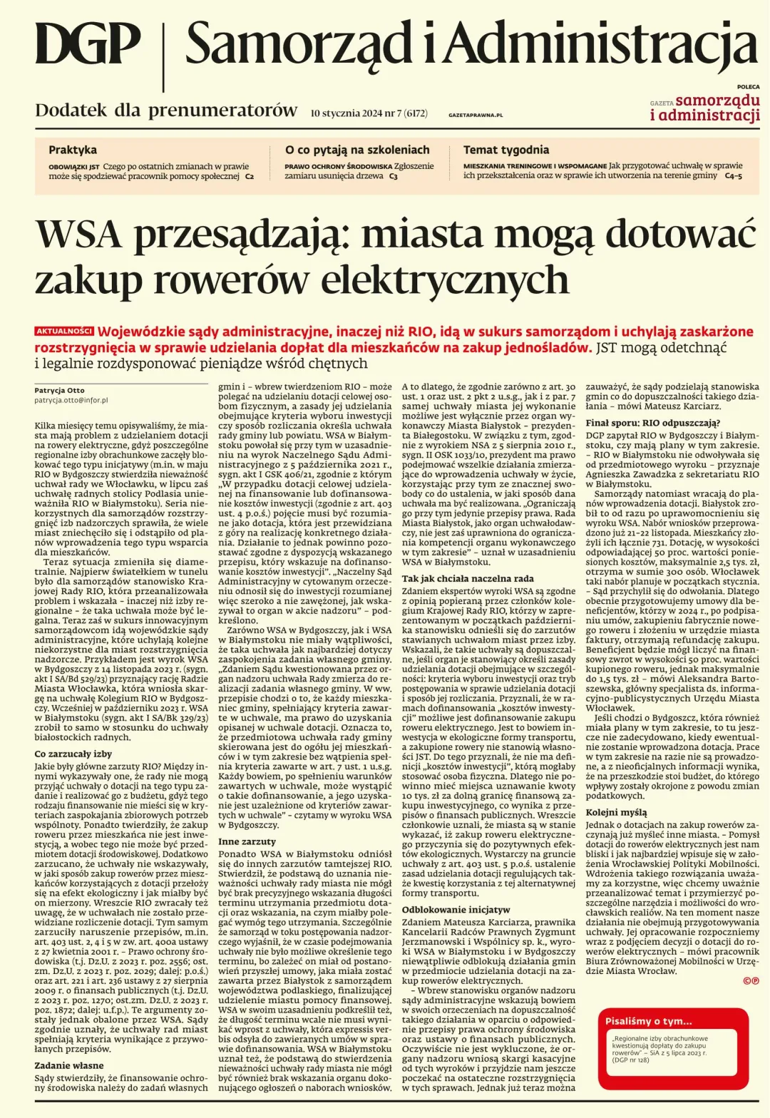 SAMORZĄD I ADMINISTRACJA