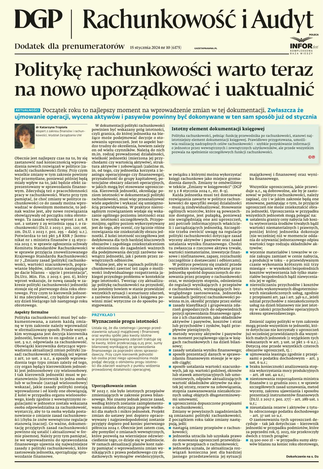 RACHUNKOWOŚĆ I AUDYT