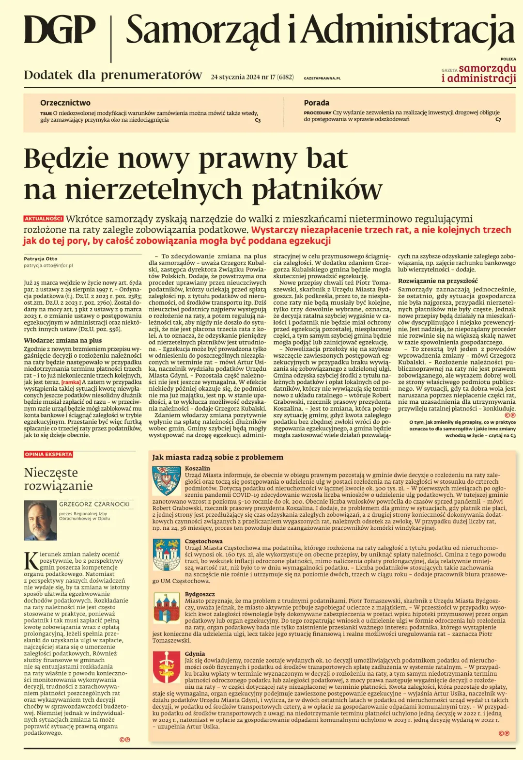 SAMORZĄD I ADMINISTRACJA
