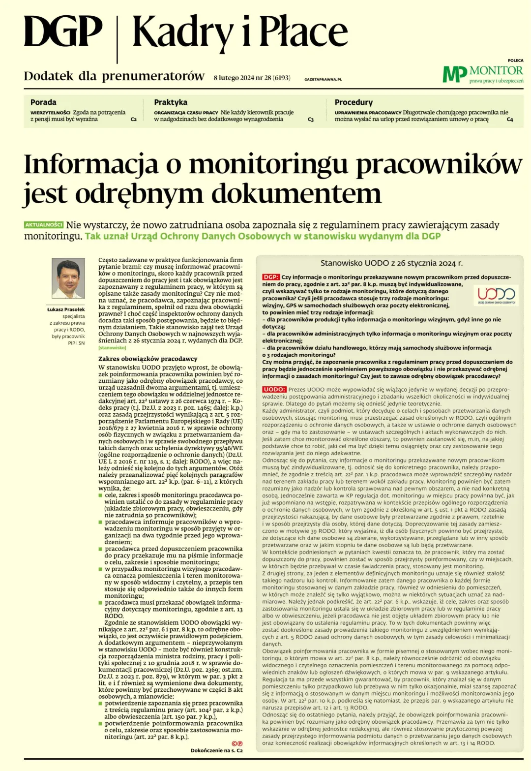KADRY I PŁACE