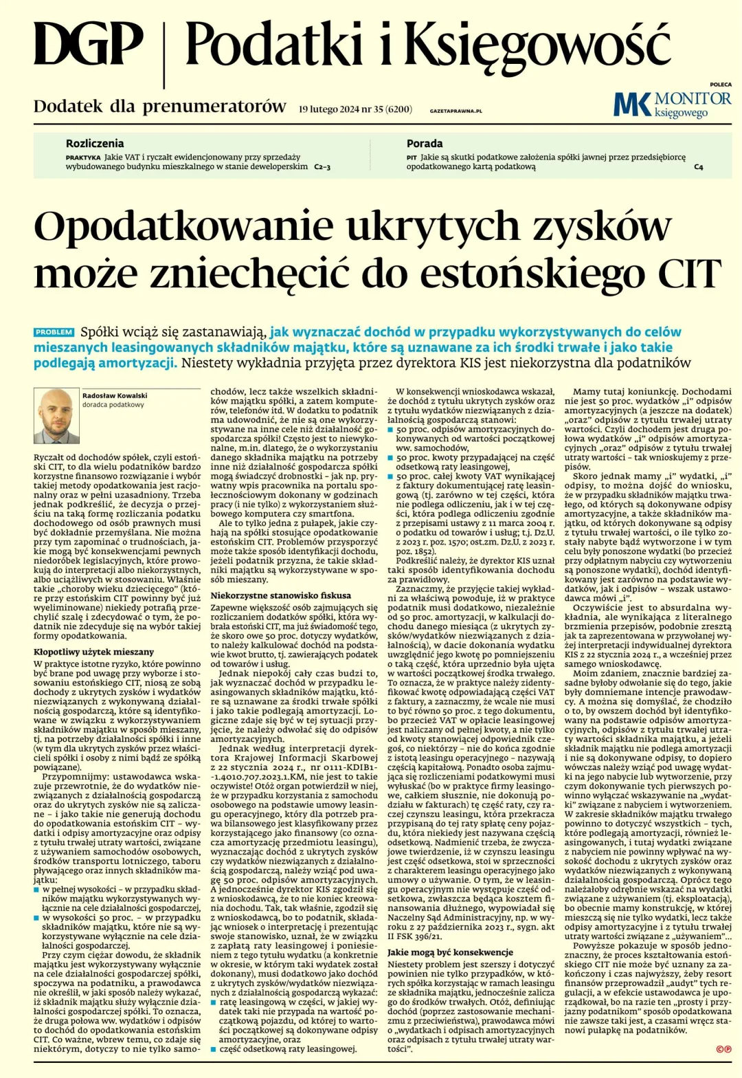PODATKI I KSIĘGOWOŚĆ
