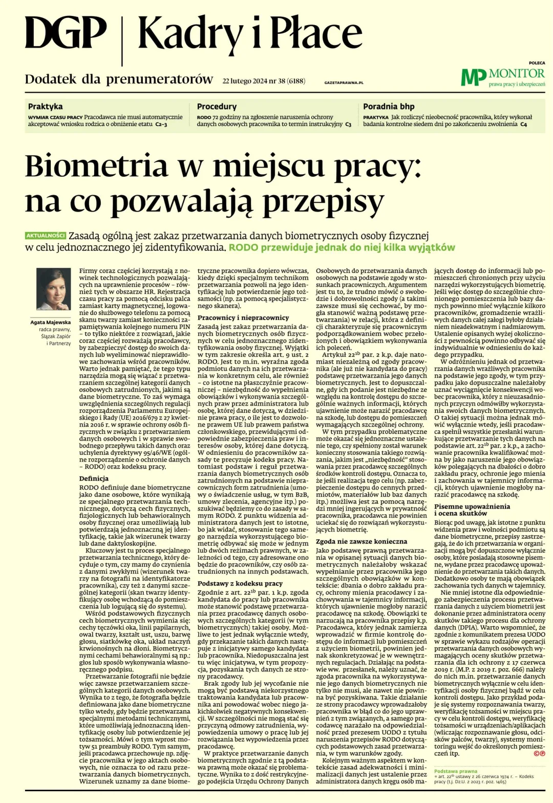KADRY I PŁACE