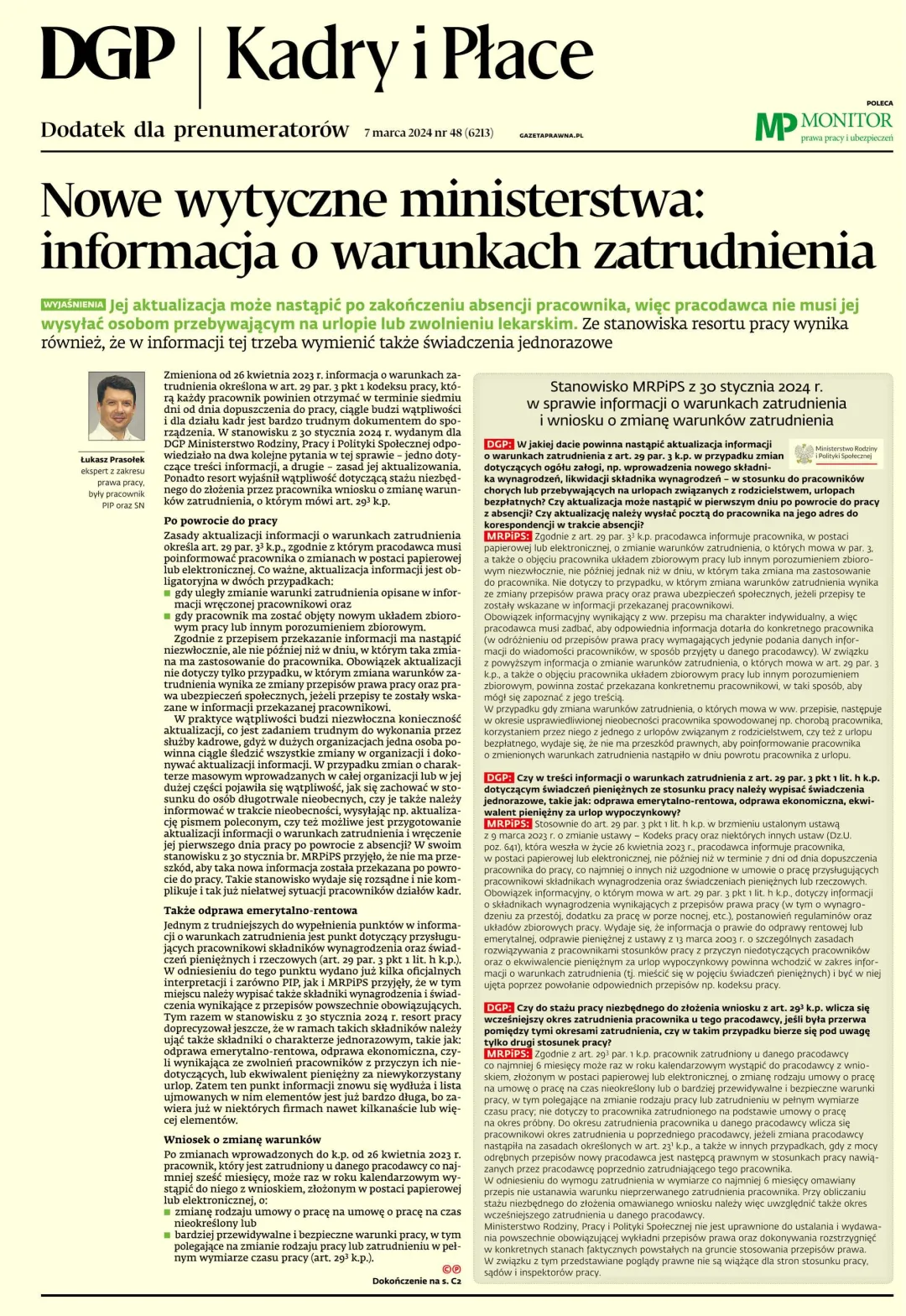 KADRY I PŁACE
